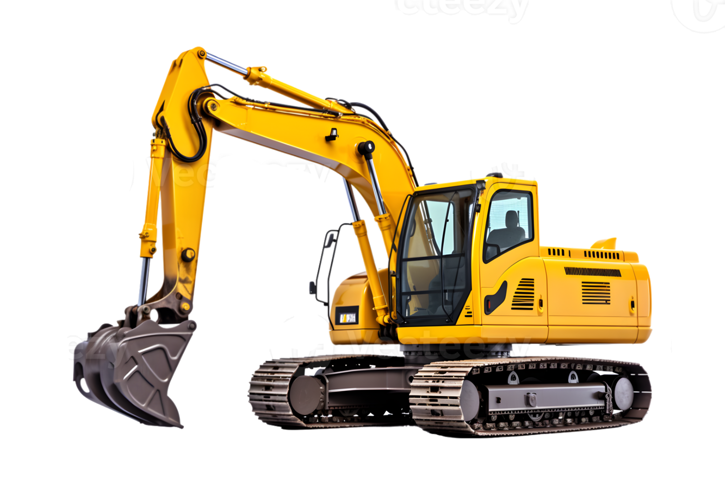 excavator-isolated-on-a-transparent-background-png